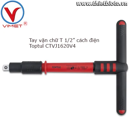 Tay vặn chữ T 1/2" cách điện Toptul CTVJ1620V4