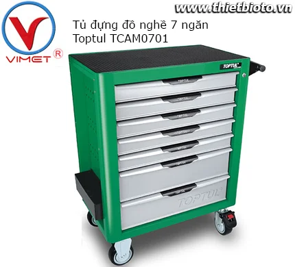 Tủ đựng dụng cụ 7 ngăn Toptul TCAM0701