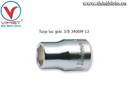 Tuýp lục giác 3/8 3400M-12