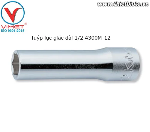 Tuýp lục giác dài 1/2 4300M-8