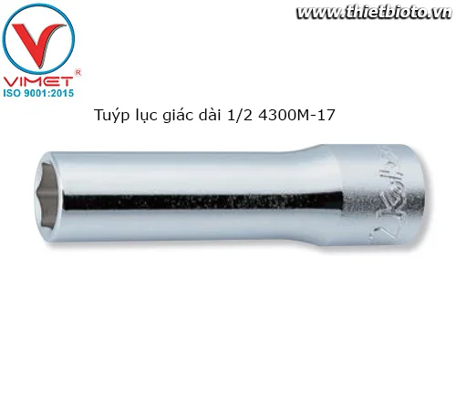 Tuýp lục giác dài 1/2 4300M-17