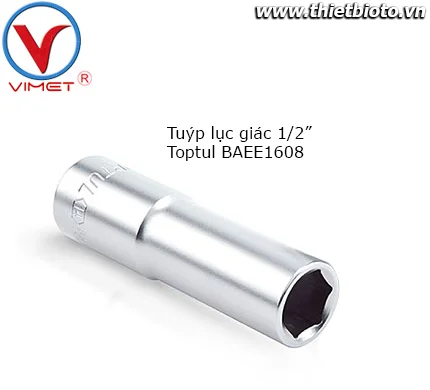 Tuýp lục giác dài 1/2" Toptul BAEE1608
