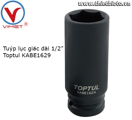 Tuýp lục giác dài 1/2" Toptul KABE1629