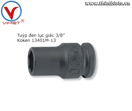 Tuýp đen lục giác 3/8" Koken 13401M-13