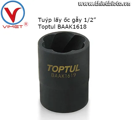 Tuýp mở ốc gãy 1/2" Toptul BAAK1618