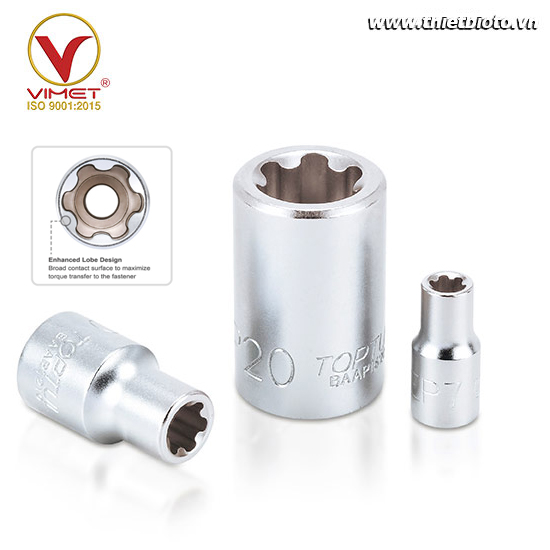 Đầu tuýp Torx Plus® EP TOPTUL BAAP0807